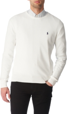 RALPH LAUREN Slim-fit Pima cotton jumper