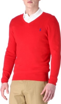 RALPH LAUREN Pima-cotton slim-fit jumper
