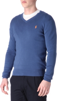 RALPH LAUREN Pima-cotton slim-fit jumper