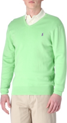 RALPH LAUREN Pima-cotton slim-fit jumper