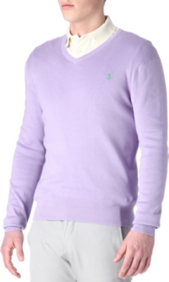 RALPH LAUREN Pima-cotton slim-fit jumper