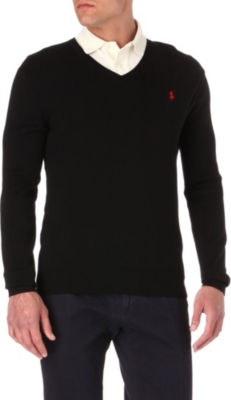 RALPH LAUREN Pima-cotton slim-fit jumper