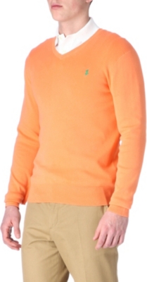 RALPH LAUREN Pima-cotton slim-fit jumper