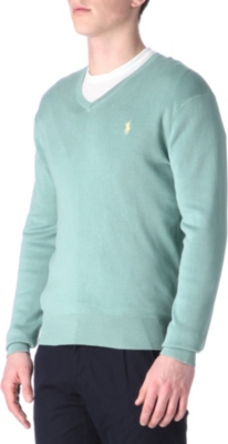 RALPH LAUREN Pima-cotton slim-fit jumper