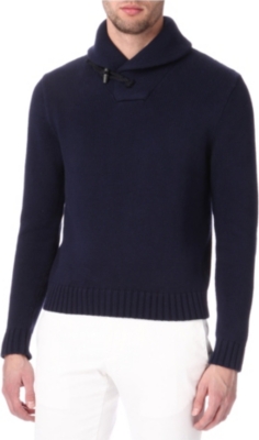 RALPH LAUREN Shawl collar jumper