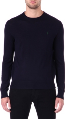 RALPH LAUREN Slim-fit crew-neck jumper