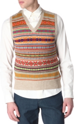 RALPH LAUREN Fair Isle tank top