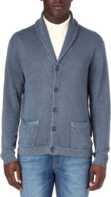 RALPH LAUREN Shawl-collar linen cardigan