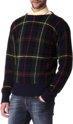 RALPH LAUREN Varsity checked jumper