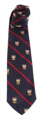RALPH LAUREN Heraldic Club silk tie
