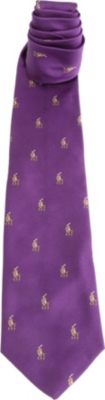 RALPH LAUREN Polo Player silk tie