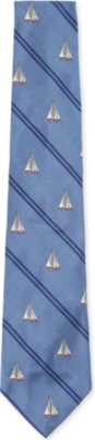 RALPH LAUREN Silk print tie