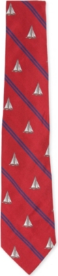 RALPH LAUREN Silk print tie