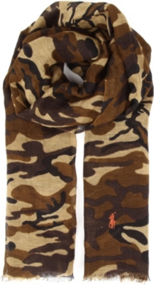 RALPH LAUREN Camouflage Explorer scarf