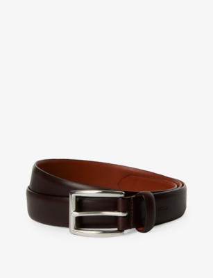 RALPH LAUREN Embossed-logo belt
