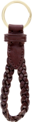 RALPH LAUREN Braided leather key ring