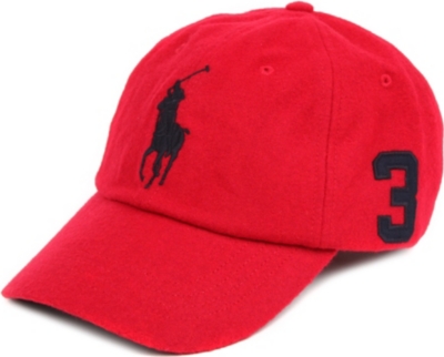RALPH LAUREN Big Pony wool-blend baseball cap