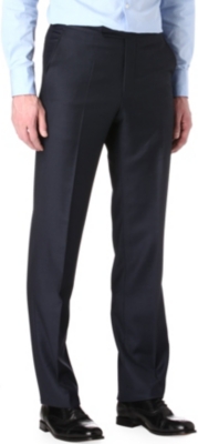 RICHARD JAMES Sharkskin wool trousers