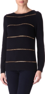 MICHAEL KORS Chain stripe jumper