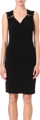 MICHAEL KORS V-neck zip dress