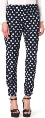 MICHAEL KORS Printed straight-leg trousers