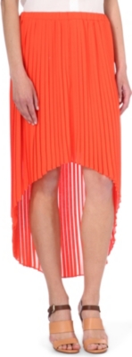 MICHAEL KORS Pleated high-low skirt