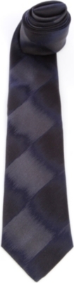 ARMANI Swirl-effect silk tie