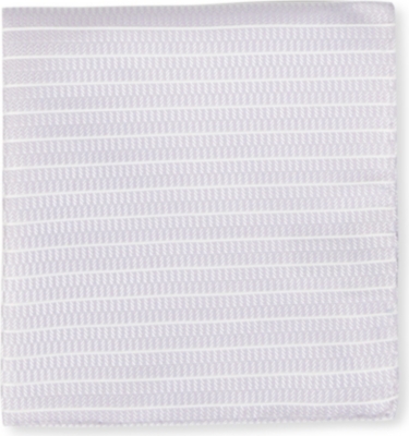 ARMANI COLLEZIONI Chevron stripe pocket square