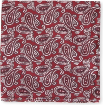 ARMANI COLLEZIONI Fancy paisley pocket square