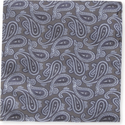 ARMANI COLLEZIONI Fancy paisley pocket square