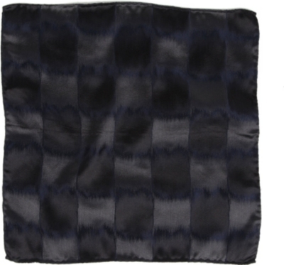 ARMANI Swirl-effect silk handkerchief