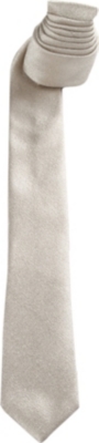 ARMANI Skinny metallic tie