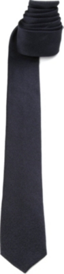 ARMANI Skinny textured tie