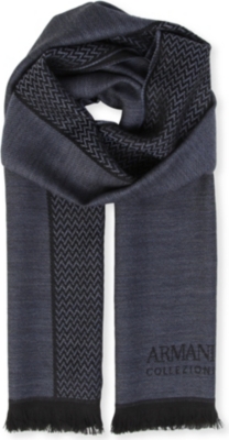 ARMANI COLLEZIONI Zig-zag scarf