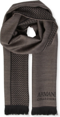 ARMANI COLLEZIONI Zig-zag scarf