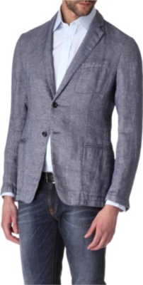 ARMANI Deconstructed linen blazer
