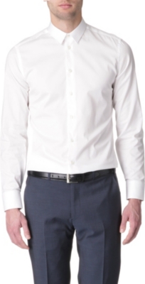 ARMANI Stretch-cotton shirt