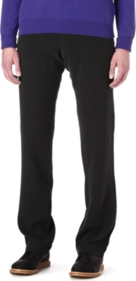 ARMANI Textured roll-press trousers
