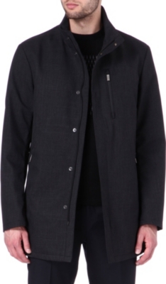 ARMANI Textured-twill jacket