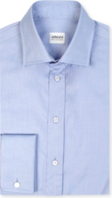 ARMANI Modern fit single cuff shirt