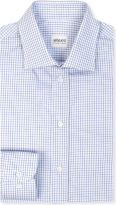 ARMANI Modern fit single cuff shirt