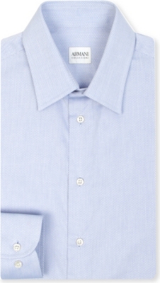 ARMANI Modern fit single cuff shirt