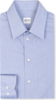 ARMANI Modern fit single cuff shirt