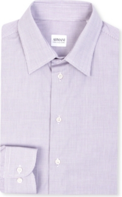 ARMANI Modern fit single cuff shirt