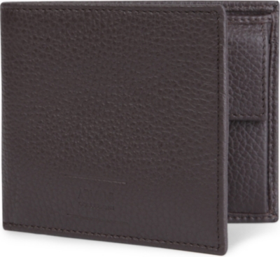 ARMANI Armani Collezioni bi-fold pocket leather wallet