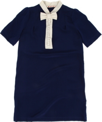 MARNI Silk bow dress 4-12 years