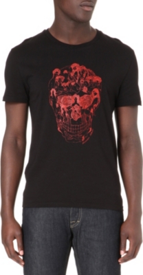 ALEXANDER MCQUEEN Lady and skull-print t-shirt