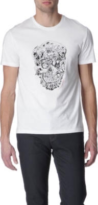 ALEXANDER MCQUEEN Glossy skull t-shirt