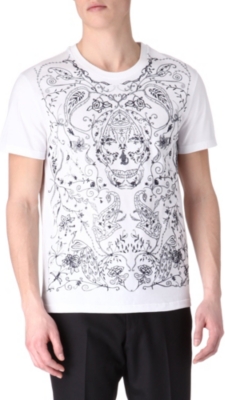ALEXANDER MCQUEEN Embroidered t-shirt