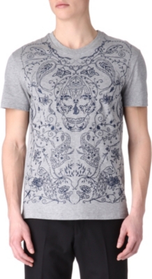 ALEXANDER MCQUEEN Embroidered t-shirt